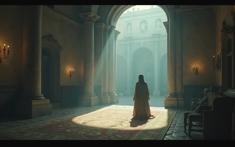 Como as locações de filmes medievais são escolhidas hoje